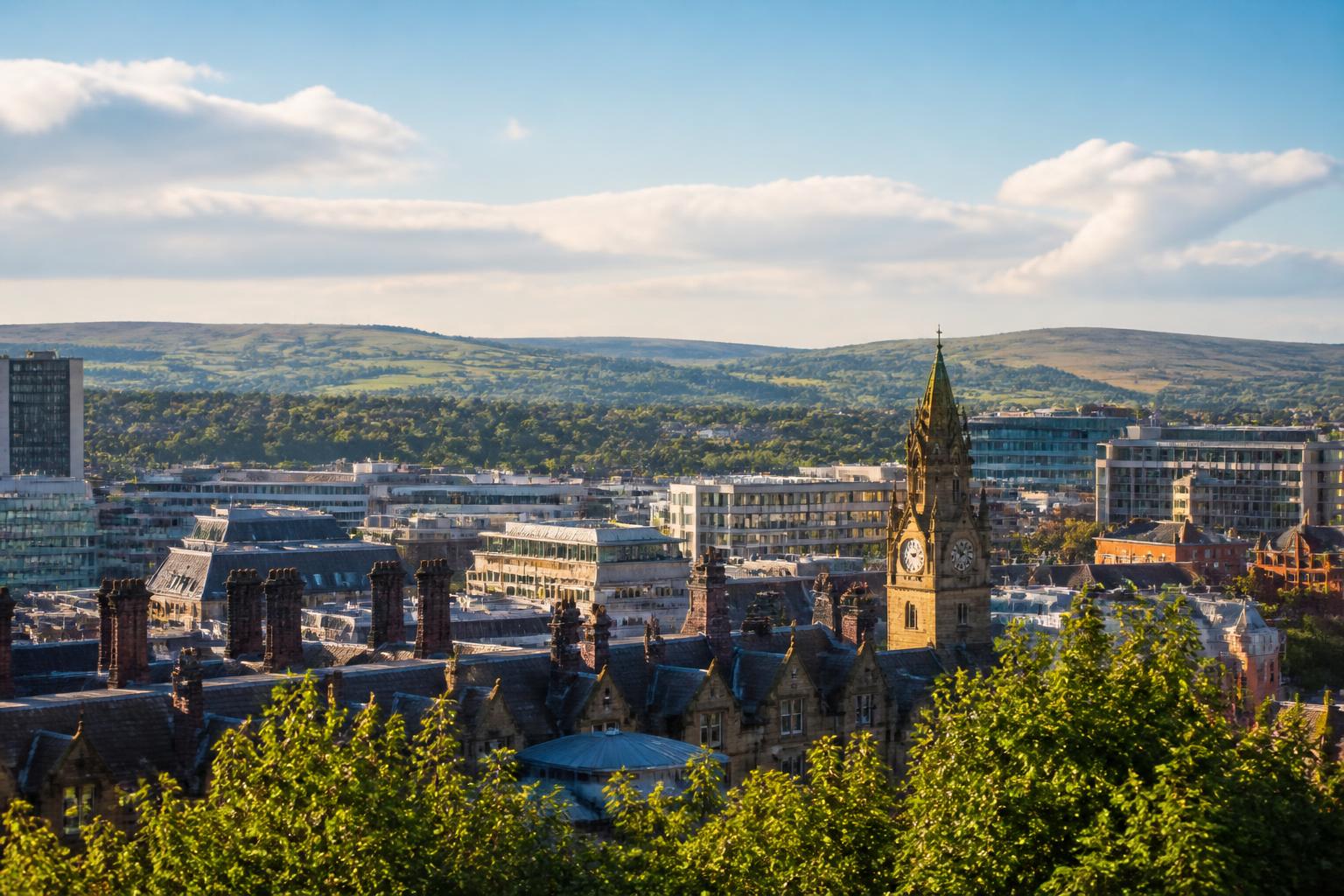 Sheffield skyline by day